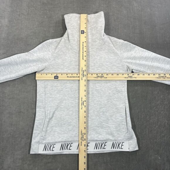 Nike Dri-Fit Womens Small Gray Athletic Lightweight Hoodie - Picture 4 of 6